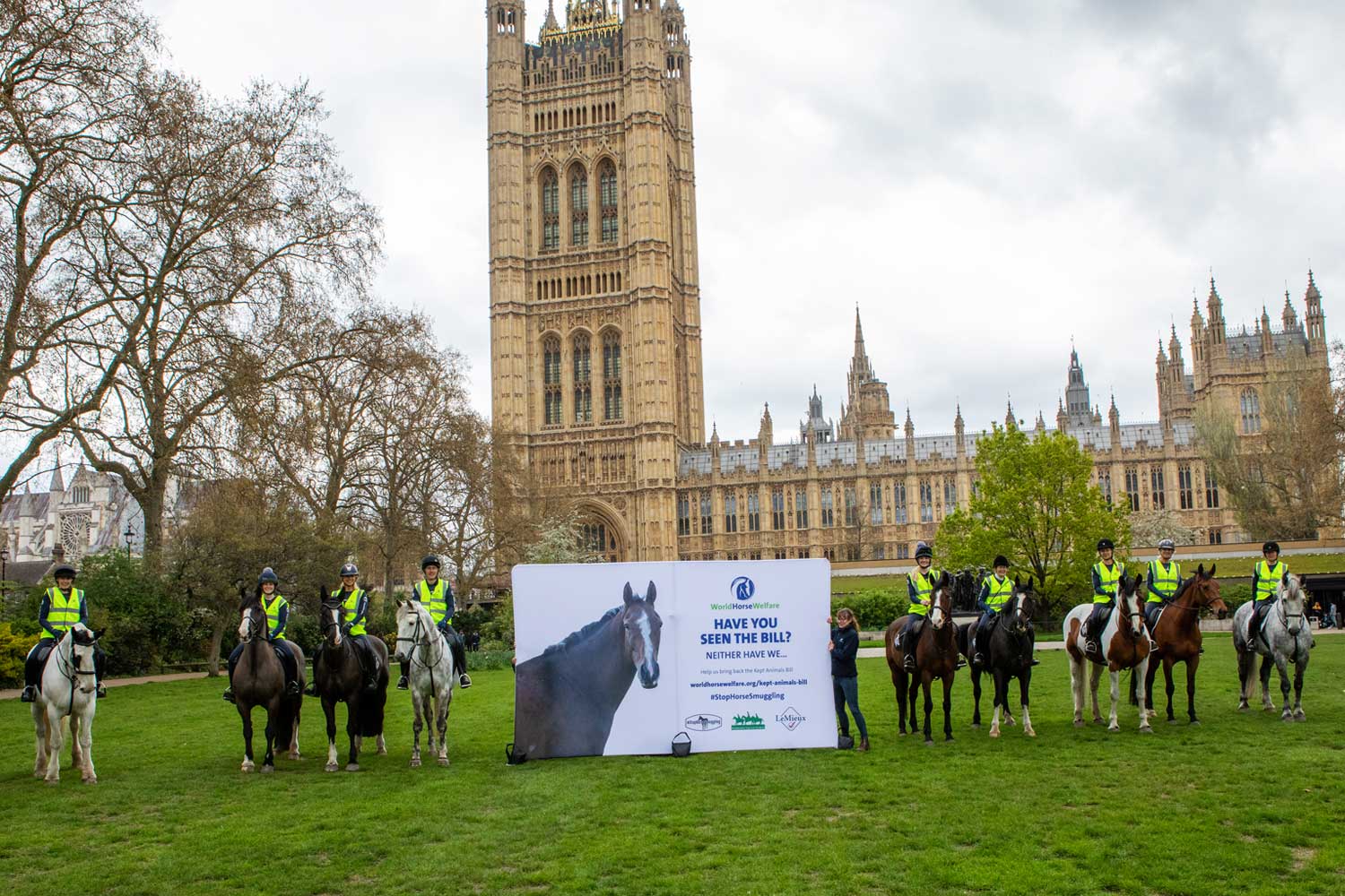 Ride to Parliament raises awareness of horse smuggling