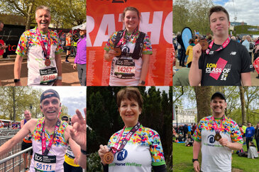 Celebrating our London Marathon runners 