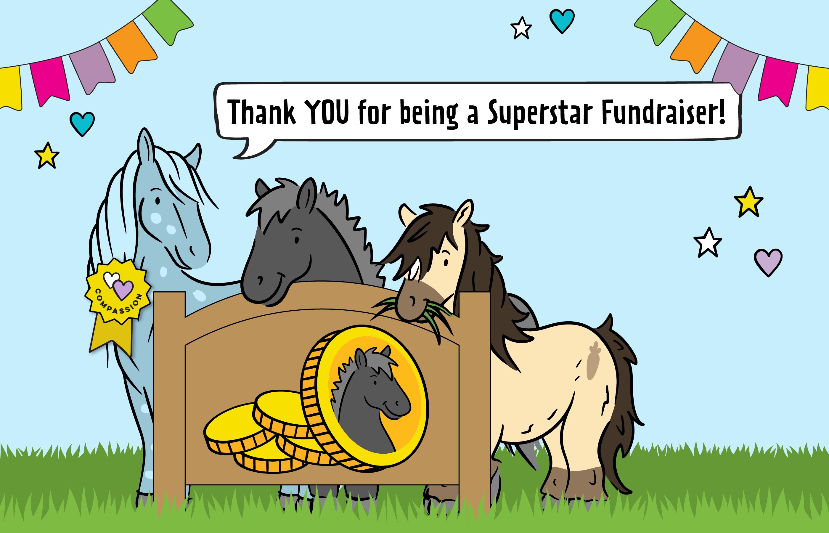 Thanks for being a superstar fundraiser! 